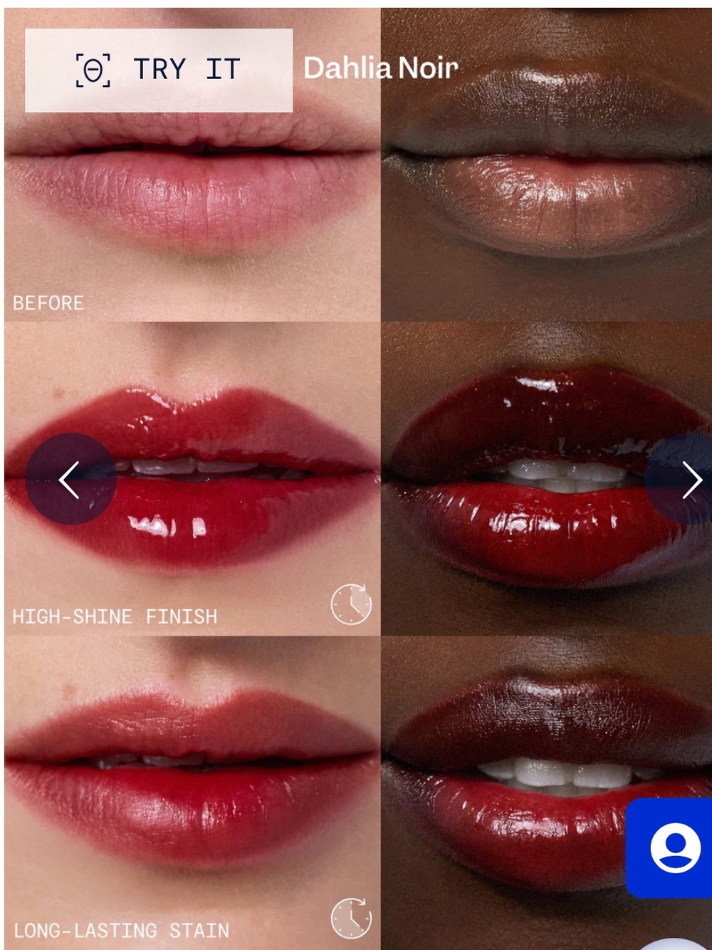 Violette_FR Lip Nectar Hydrating Lip Stain in Dahlia Noir - Picture 5 of 5